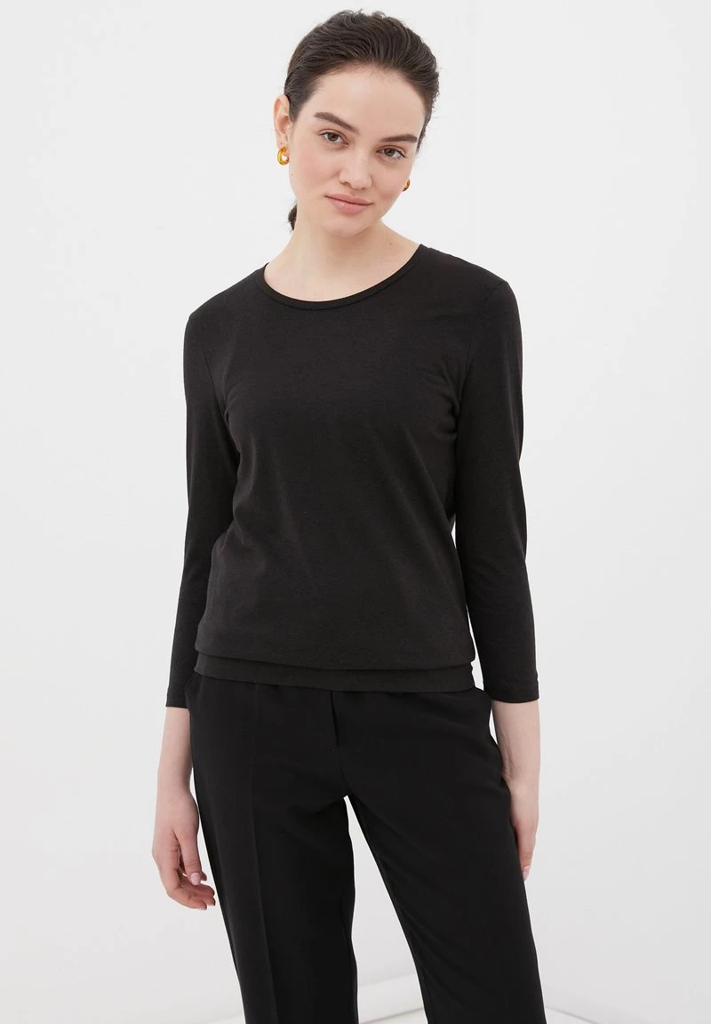 Finn Flare Damen Langarmshirt - Black 3 Finn Flare Damen Langarmshirt - Black