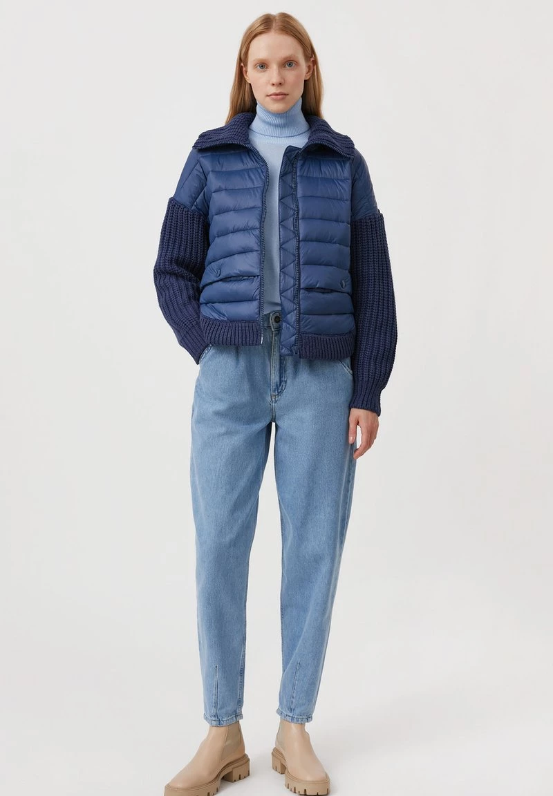 Finn Flare Damen Winterjacke - Dark Blue 4 Finn Flare Damen Winterjacke - Dark Blue – Bild 2