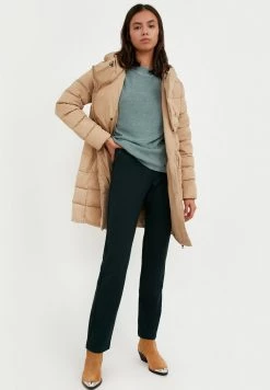 Finn Flare Damen Stoffhose - Dark Green