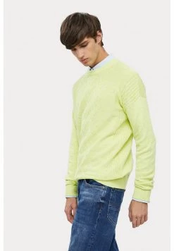 Finn Flare Herren Strickpullover - Yellow -Finn Flare Verkaufsladen d352d80403fc4ead897414294d7af846