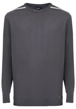 Finn Flare Herren Strickpullover - Dark Grey 15 Finn Flare Herren Strickpullover - Dark Grey -Finn Flare Verkaufsladen d3a4ad7ae0224a8a94792b276b8640da