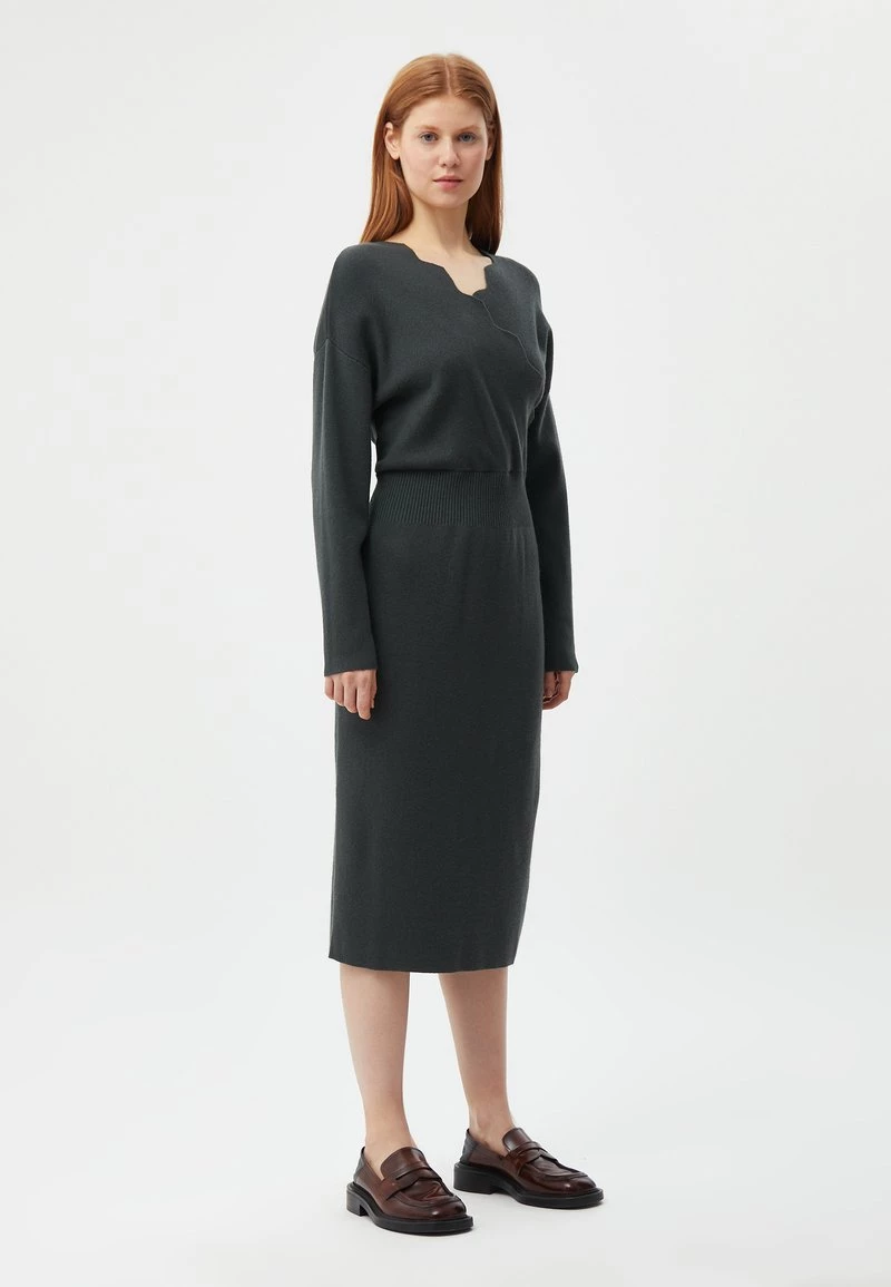 Finn Flare Damen Strickkleid - Dark Grey 6 Finn Flare Damen Strickkleid - Dark Grey – Bild 4