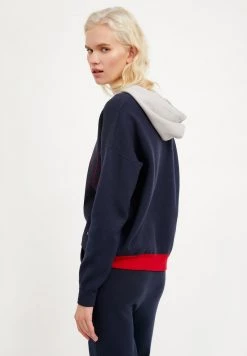 Finn Flare Damen Kapuzenpullover - Dark Blue 12 Finn Flare Damen Kapuzenpullover - Dark Blue -Finn Flare Verkaufsladen d3e4d402596b4088960dc7e5e2a48aa9