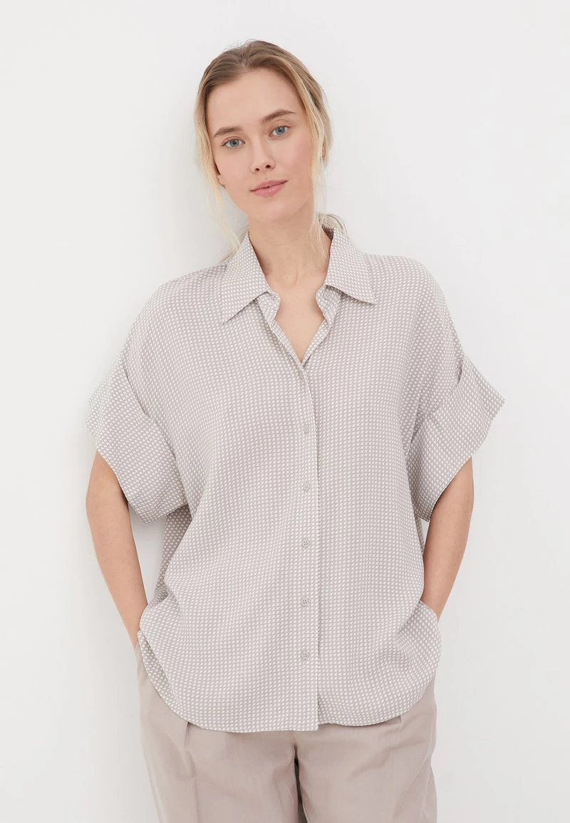 Finn Flare Damen Hemdbluse - Grey 3 Finn Flare Damen Hemdbluse - Grey