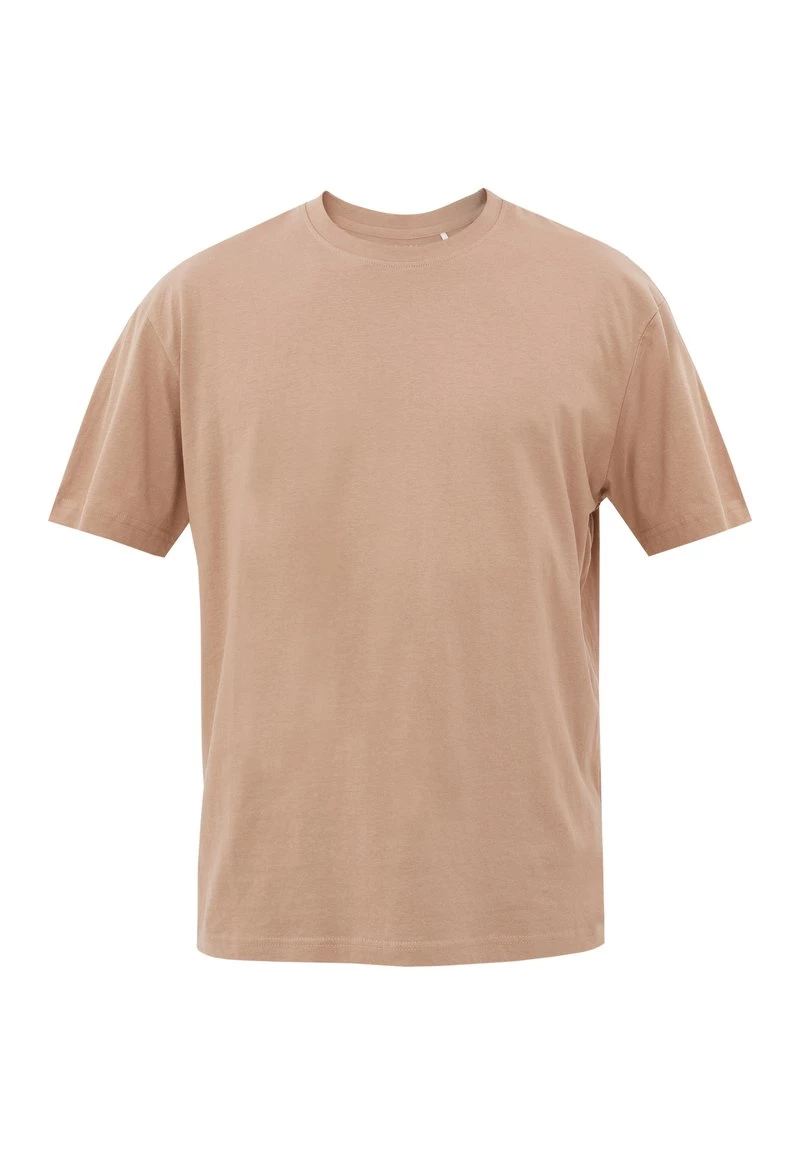Finn Flare T-Shirt Basic - Beige | Herren 6 Finn Flare T-Shirt Basic - Beige | Herren – Bild 4