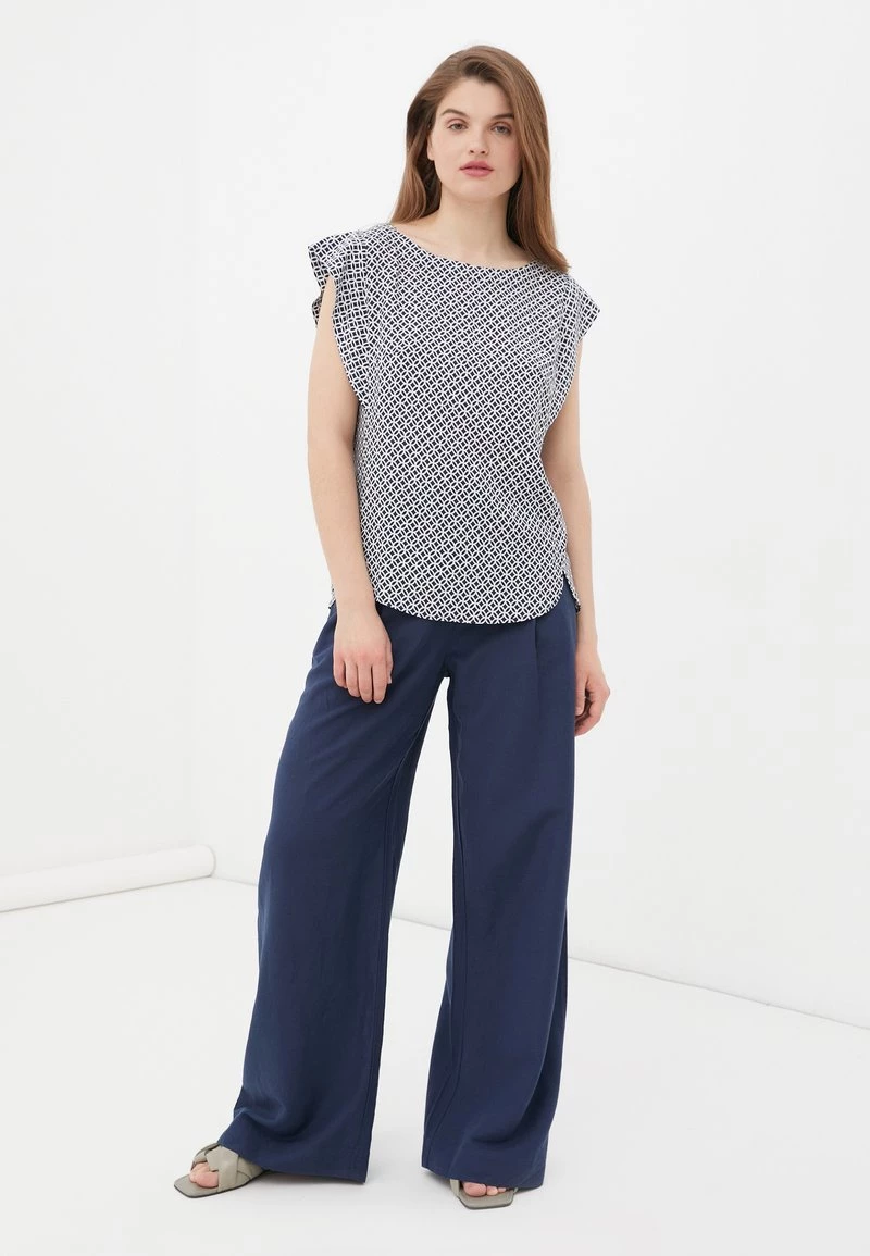 Finn Flare Damen Bluse - Dark Blue 4 Finn Flare Damen Bluse - Dark Blue – Bild 2