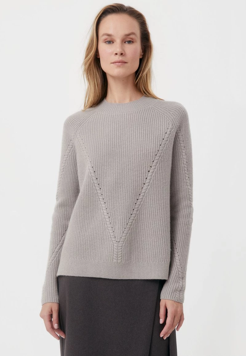 Finn Flare Damen LANGARM - Strickpullover - Light Brown 3 Finn Flare Damen LANGARM - Strickpullover - Light Brown