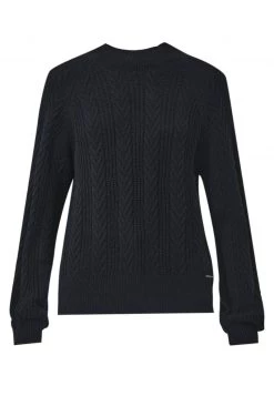 Finn Flare Strickpullover - Black | Damen -Finn Flare Verkaufsladen d563100e758e455db3c67bc55f329e0e
