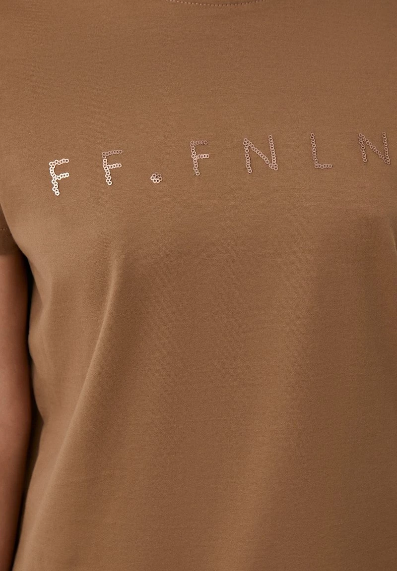 Damen FINN FLARE KURZARM - T-Shirt Print - Dark Beige 8 Damen FINN FLARE KURZARM - T-Shirt Print - Dark Beige – Bild 6