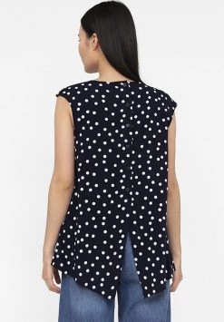 Finn Flare Damen MIT KNOPFVERSCHLUSS AM RÜCKEN - Bluse - Cosmic Blue -Finn Flare Verkaufsladen d5b1d638eed440ae92eecdb1fc8fd86c