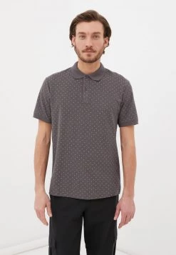 Finn Flare Herren Poloshirt - Dark Grey