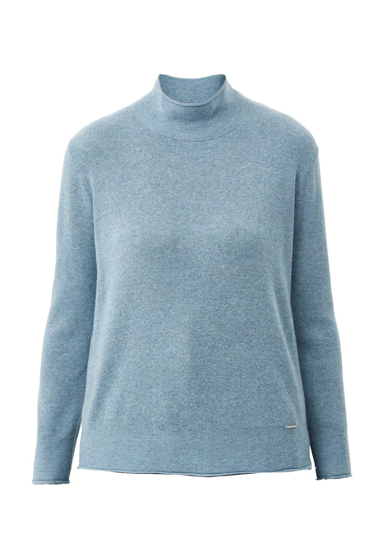 Finn Flare Damen LANGARM - Strickpullover - Light Blue 7 Finn Flare Damen LANGARM - Strickpullover - Light Blue – Bild 5