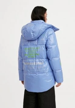 Finn Flare Damen Wintermantel - Blue -Finn Flare Verkaufsladen d62f1b98238e4fa684b398f1c44c3db9