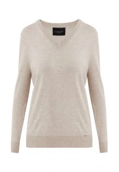 Finn Flare Damen Strickpullover - Beige -Finn Flare Verkaufsladen d63fe27098dd45f3b36c49388e97d42e