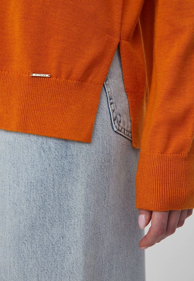 Finn Flare Damen Strickpullover - Orange 8 Finn Flare Damen Strickpullover - Orange – Bild 6
