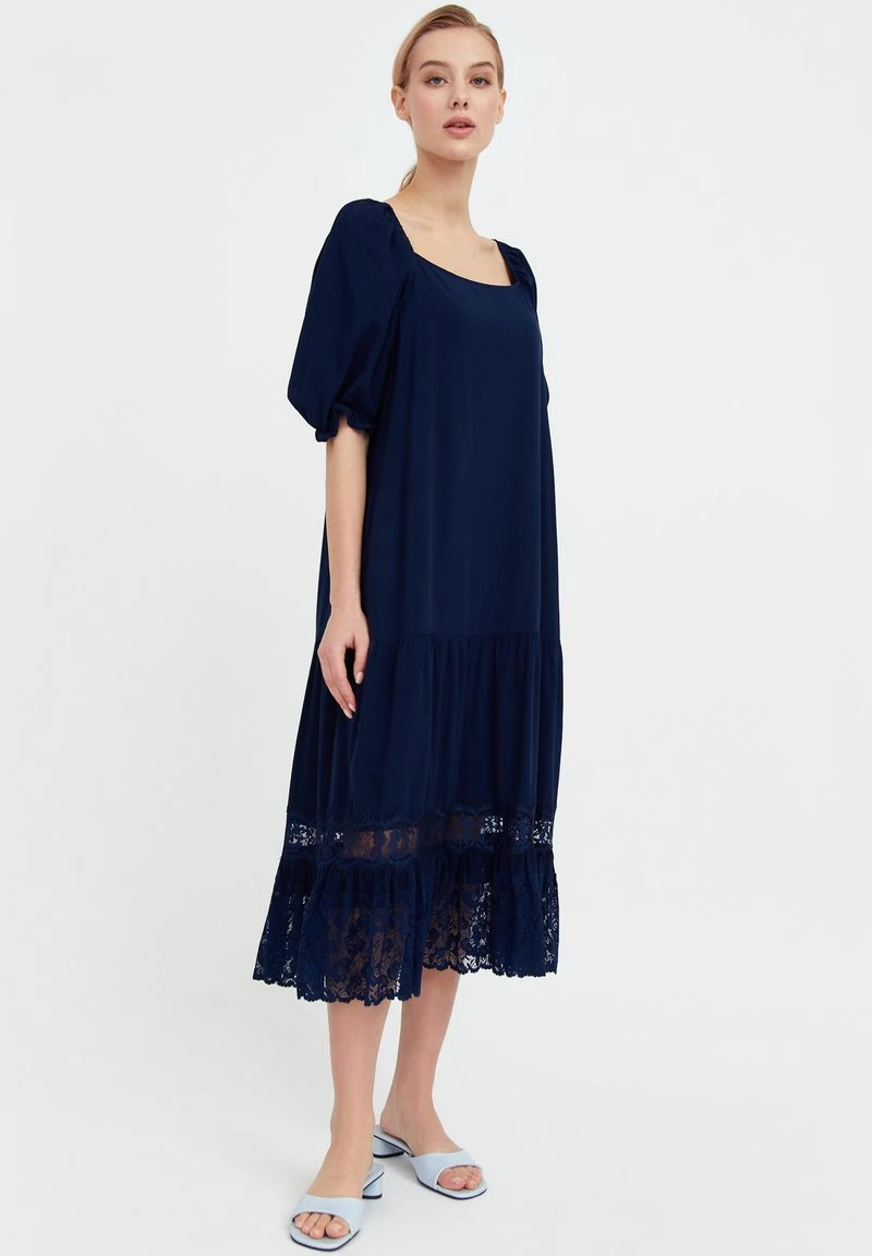 Finn Flare Damen Freizeitkleid - Dark Blue 4 Finn Flare Damen Freizeitkleid - Dark Blue – Bild 2