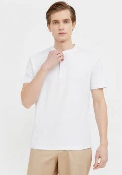 Finn Flare Herren T-Shirt Basic - White