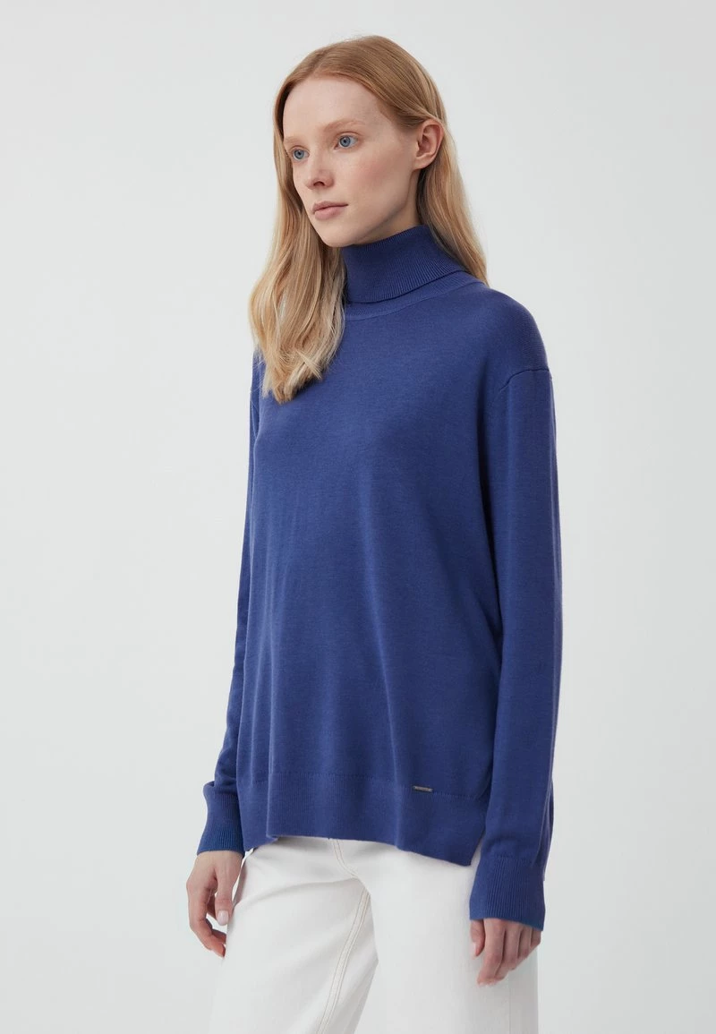 Finn Flare Damen Strickpullover - Blue 6 Finn Flare Damen Strickpullover - Blue – Bild 4
