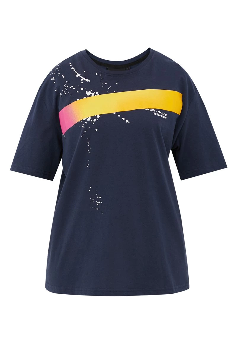 Finn Flare Damen T-Shirt Print - Dark Blue 6 Finn Flare Damen T-Shirt Print - Dark Blue – Bild 4