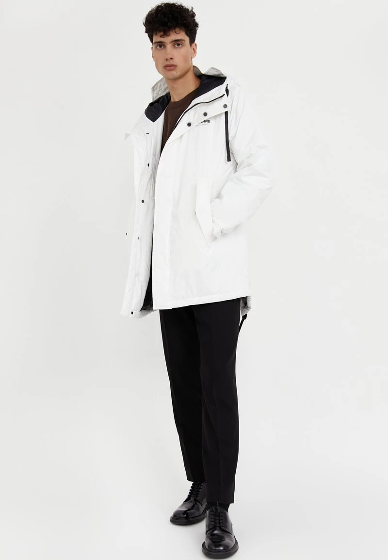 Finn Flare Wintermantel - White | Herren 4 Finn Flare Wintermantel - White | Herren – Bild 2
