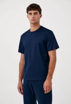 Finn Flare Herren T-Shirt Basic - Dark Blue -Finn Flare Verkaufsladen d74cd5db339a4b59bbeab22ce7e84e0e