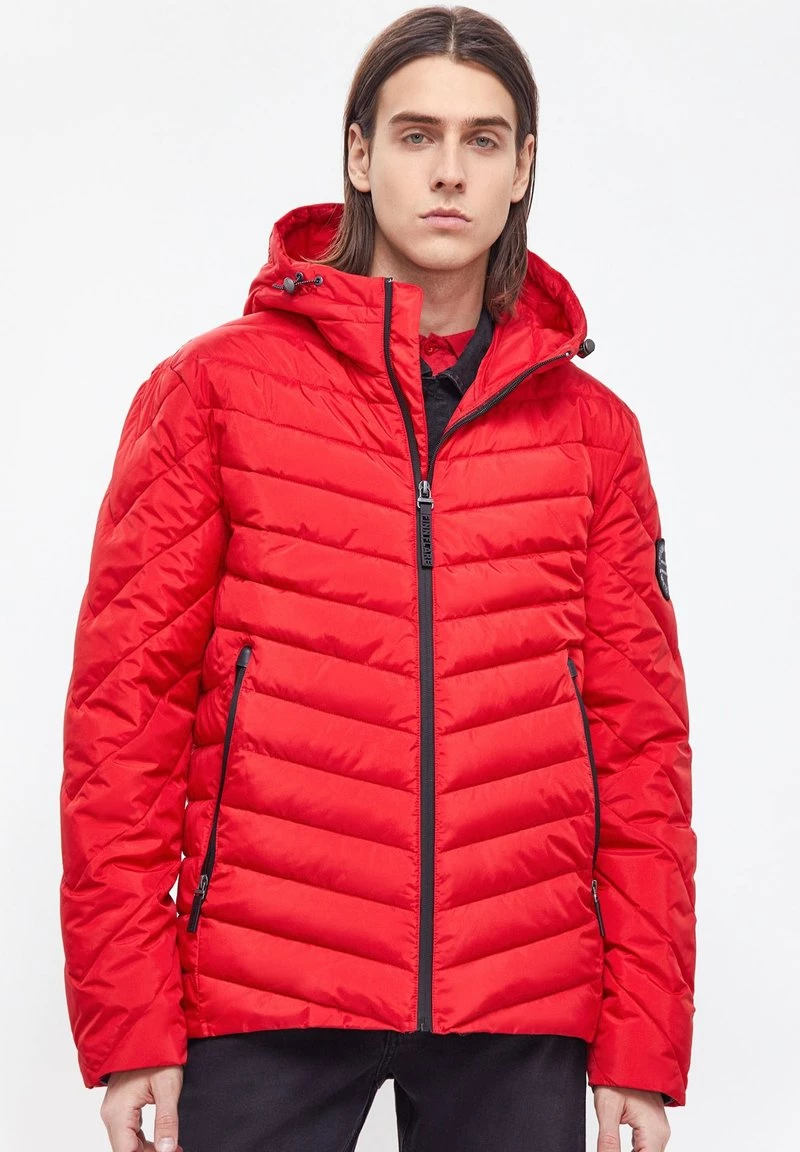 Finn Flare Herren Winterjacke - Red 3 Finn Flare Herren Winterjacke - Red