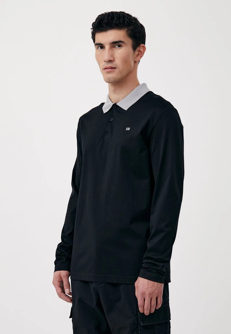 Finn Flare Herren Poloshirt - Black 8 Finn Flare Herren Poloshirt - Black – Bild 6