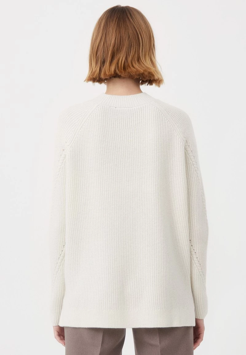 Finn Flare Damen LANGARM - Strickpullover - White 5 Finn Flare Damen LANGARM - Strickpullover - White – Bild 3