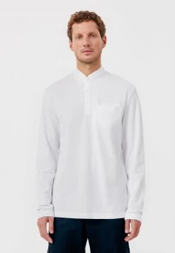 Finn Flare Herren Langarmshirt - White