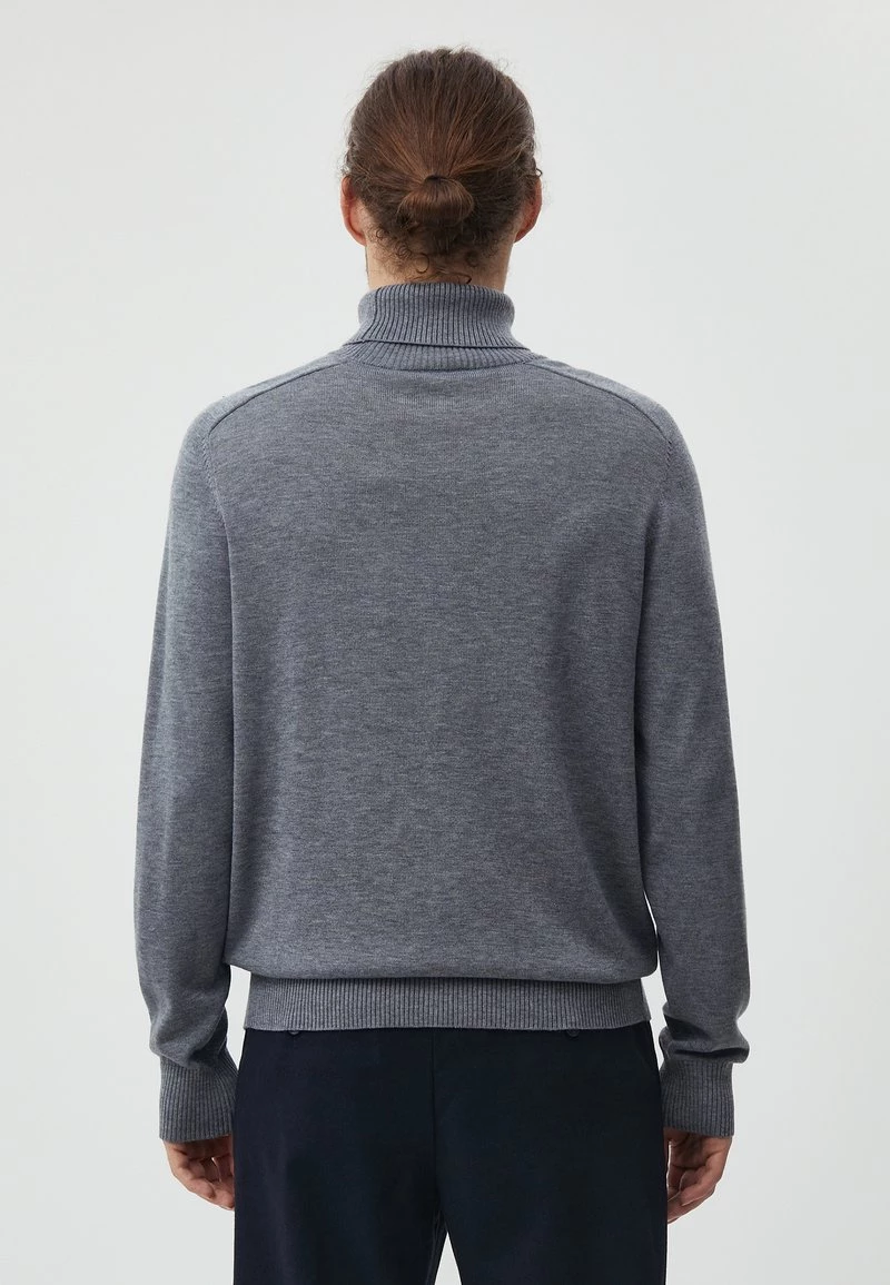 Finn Flare Herren BASIC - Strickpullover - Dark Grey 5 Finn Flare Herren BASIC - Strickpullover - Dark Grey – Bild 3