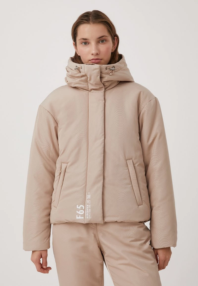 Finn Flare Damen Winterjacke - Beige 3 Finn Flare Damen Winterjacke - Beige