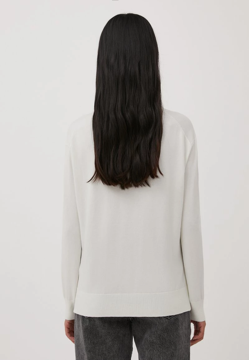 Finn Flare Damen Strickpullover - White 5 Finn Flare Damen Strickpullover - White – Bild 3