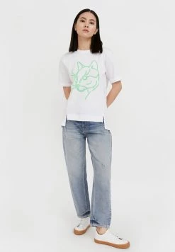 Finn Flare Damen T-Shirt Print - White 9 Finn Flare Damen T-Shirt Print - White -Finn Flare Verkaufsladen d9f28bb4f9f74936a6b287da7517da86