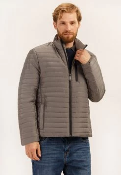 Finn Flare Herren MIT PRAKTISCHEN TASCHEN - Übergangsjacke - Brown