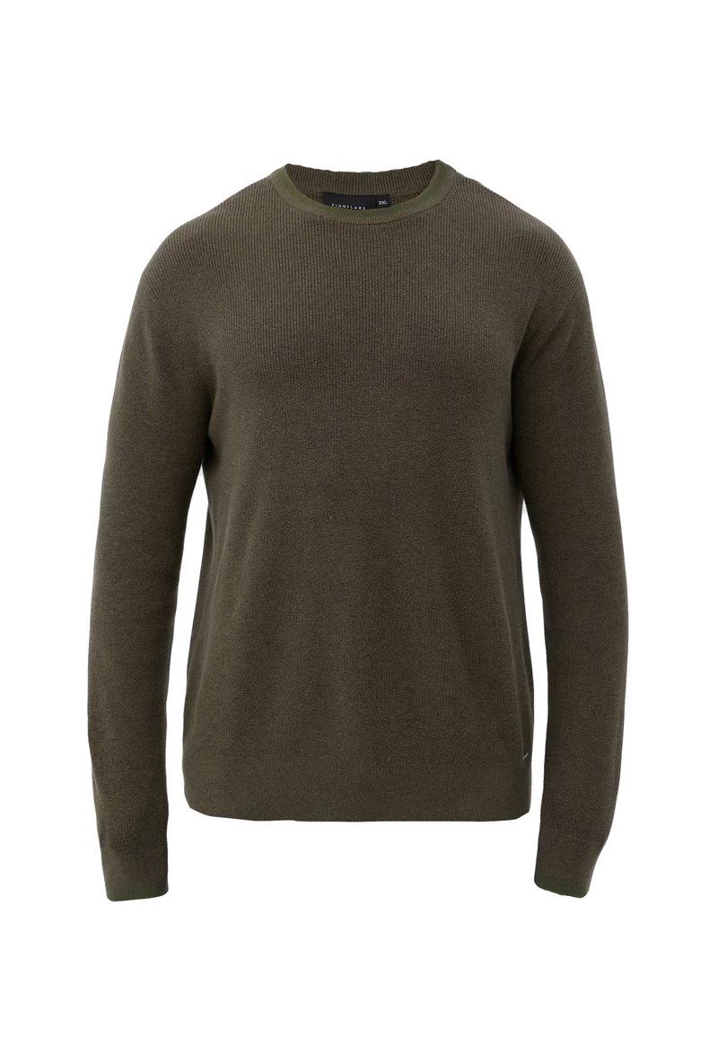 Finn Flare Herren Strickpullover - Dark Green 7 Finn Flare Herren Strickpullover - Dark Green – Bild 5
