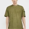 Finn Flare T-Shirt Print - Olive Green | Herren