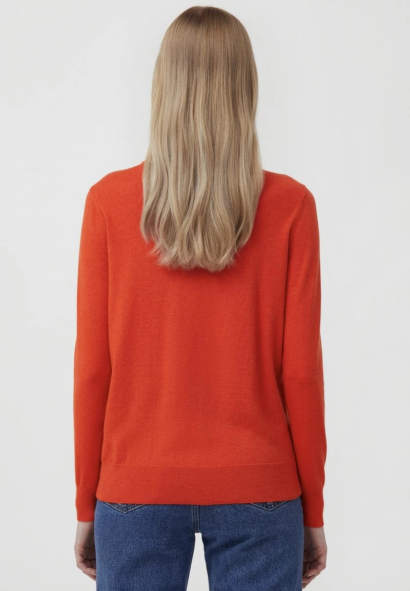 Finn Flare Damen Strickpullover - Orange 5 Finn Flare Damen Strickpullover - Orange – Bild 3