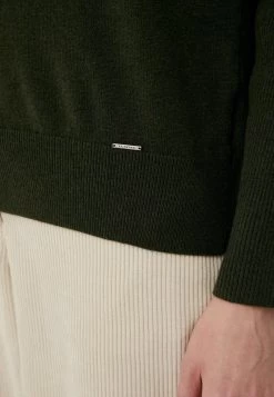 Damen FINN FLARE - Strickpullover - Dark Green -Finn Flare Verkaufsladen dcd633fc949743aea15534d14d47dca5