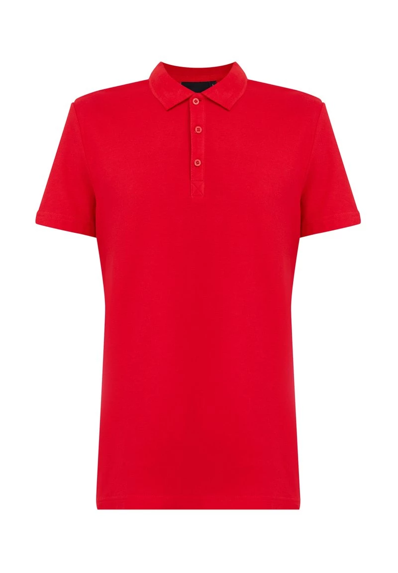 Finn Flare Herren Poloshirt - Red 9 Finn Flare Herren Poloshirt - Red – Bild 7