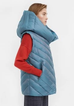 Finn Flare Damen STEPPWESTE - Weste - Blue 10 Finn Flare Damen STEPPWESTE - Weste - Blue -Finn Flare Verkaufsladen dd1b415b7920463a900f435e1595e758