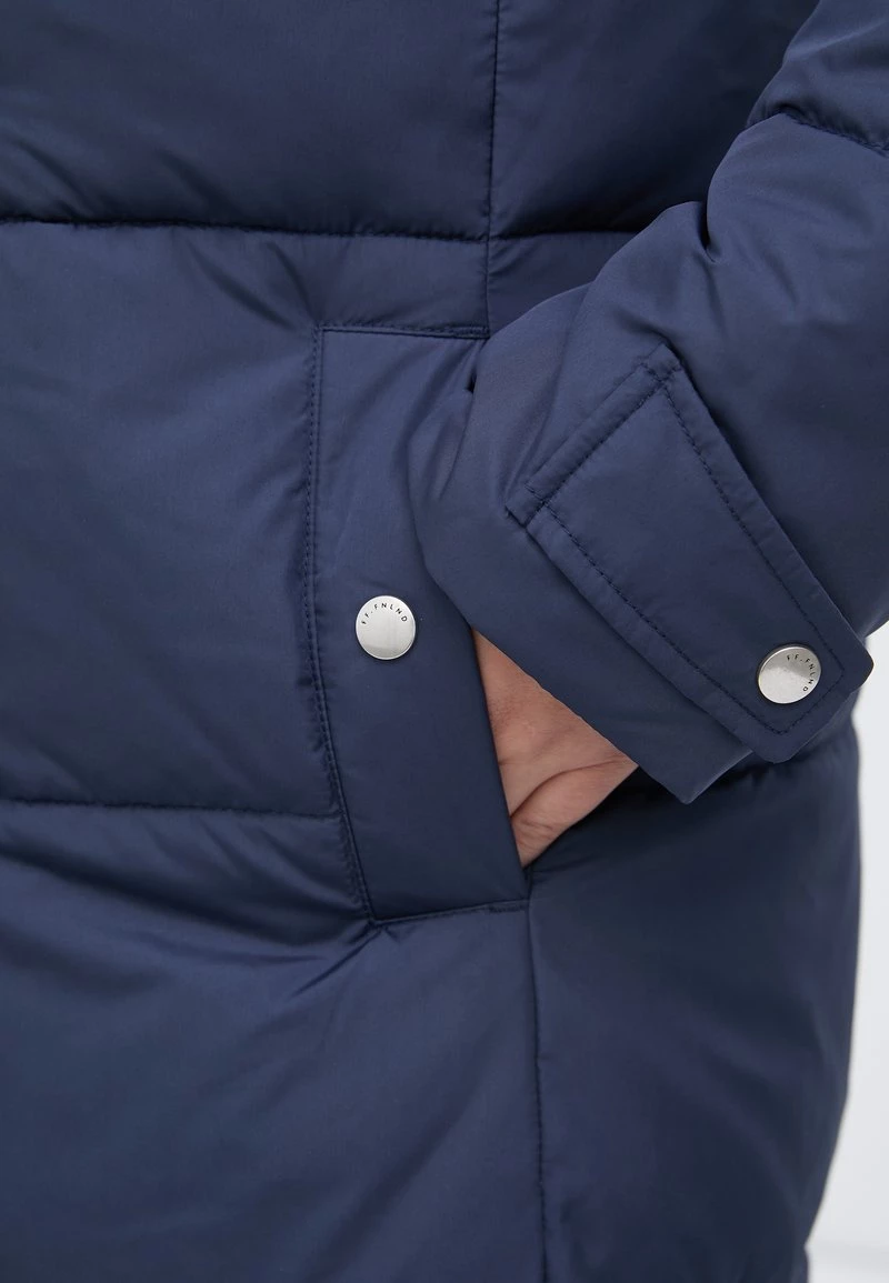 Finn Flare Damen Wintermantel - Dark Blue 6 Finn Flare Damen Wintermantel - Dark Blue – Bild 4