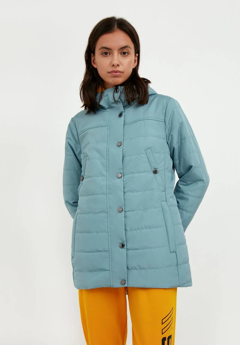 Finn Flare Damen Parka - Dark Turquois 4 Finn Flare Damen Parka - Dark Turquois – Bild 2