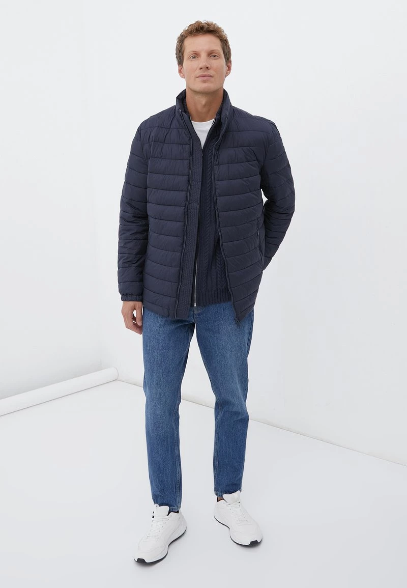 Finn Flare Winterjacke - Dark Blue | Herren 4 Finn Flare Winterjacke - Dark Blue | Herren – Bild 2