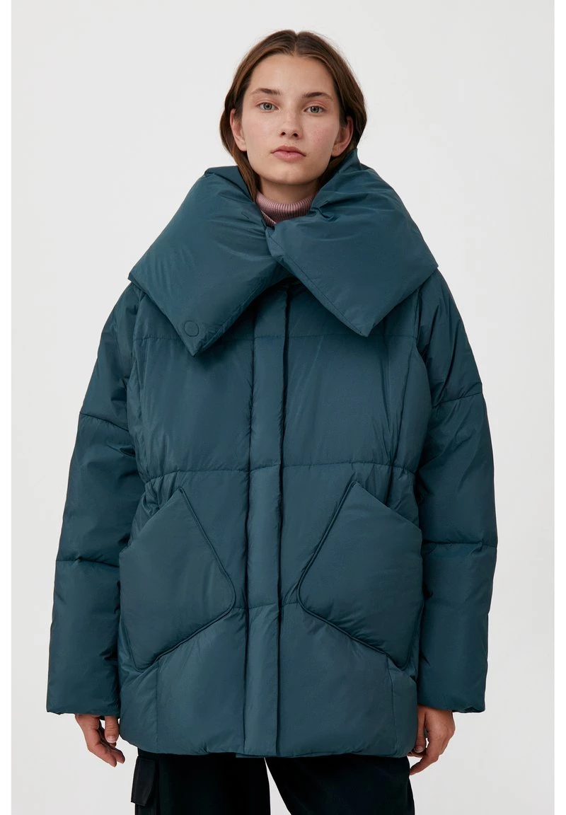 Finn Flare Damen Daunenmantel - Dark Green 3 Finn Flare Damen Daunenmantel - Dark Green