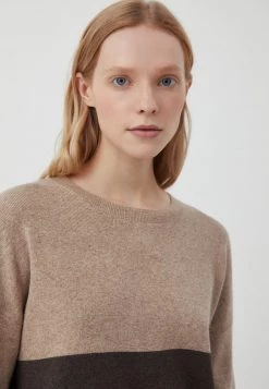 Finn Flare Damen Strickpullover - Light Brown -Finn Flare Verkaufsladen dd854901621640c7874899fbd13fb1d0