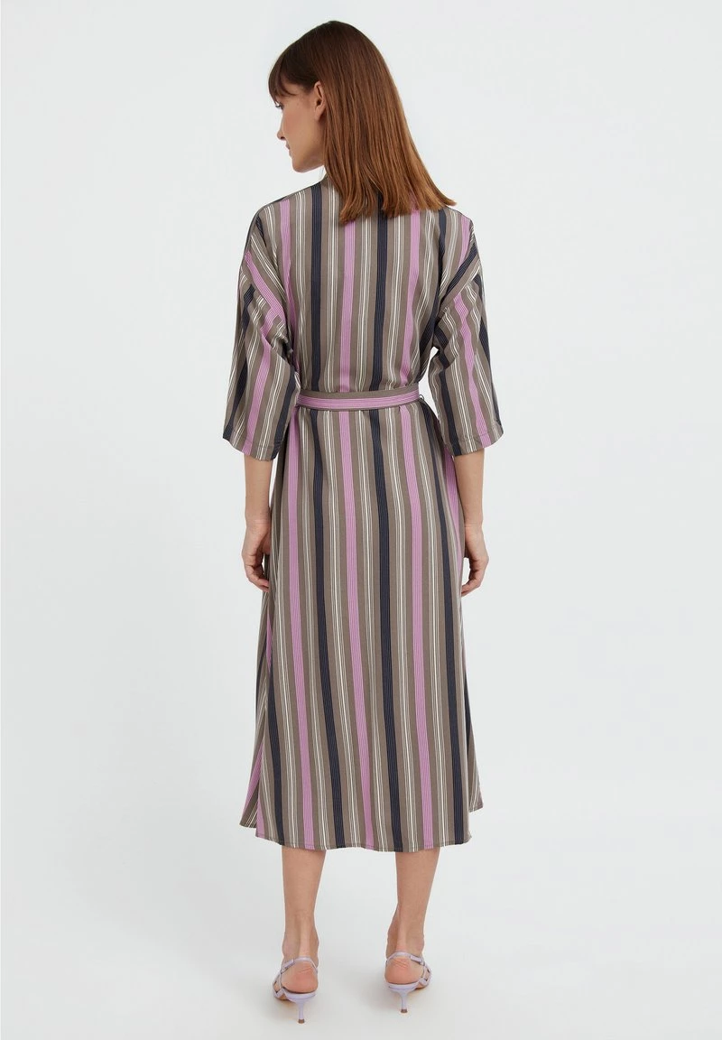 Finn Flare Damen Blusenkleid - Light Brown 5 Finn Flare Damen Blusenkleid - Light Brown – Bild 3