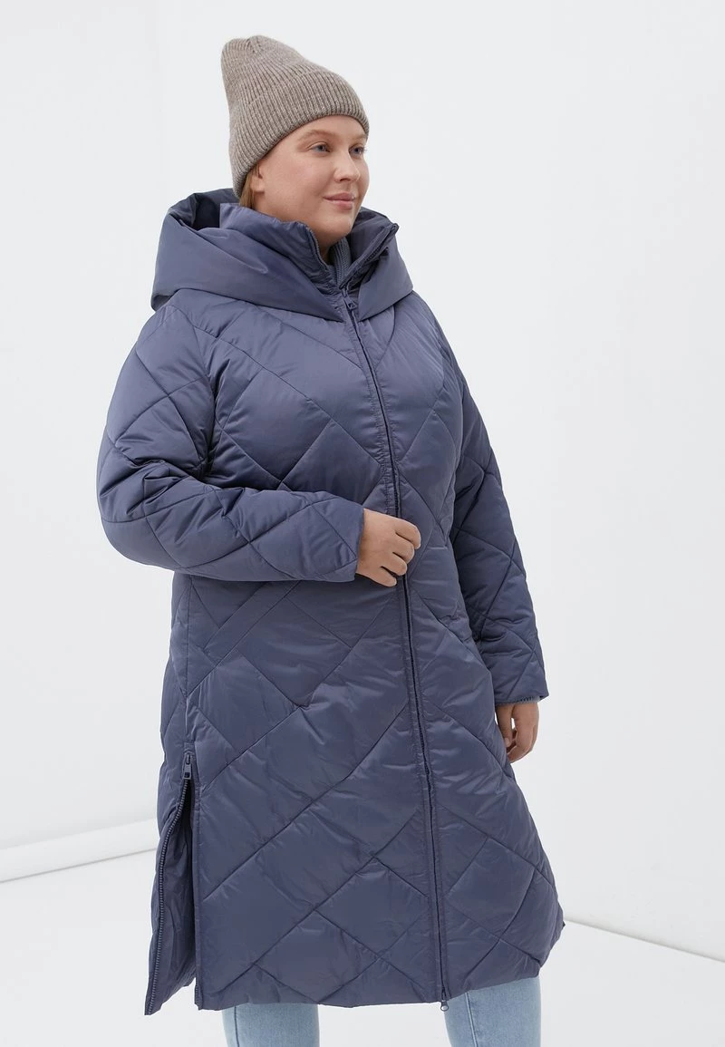 Finn Flare Damen Wintermantel - Dark Blue 4 Finn Flare Damen Wintermantel - Dark Blue – Bild 2