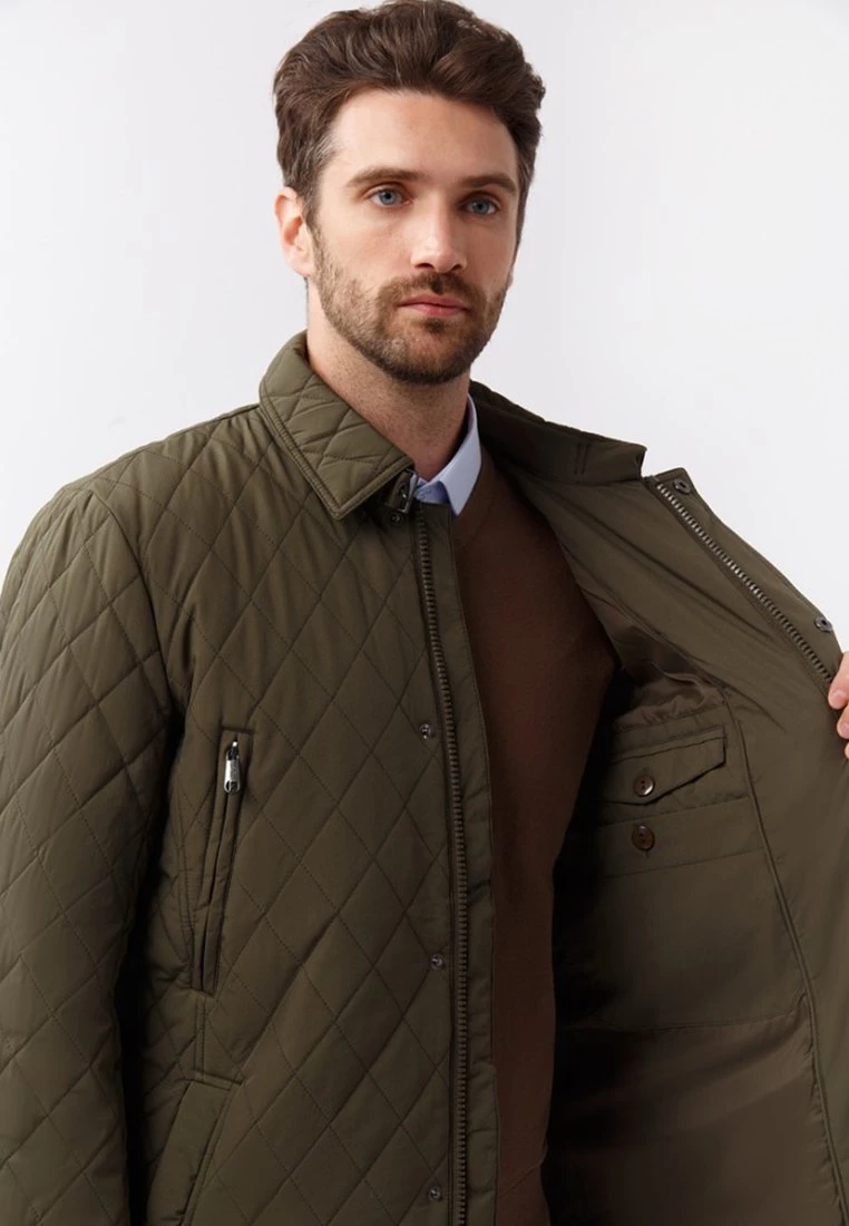 Finn Flare Herren MIT GERADEM SCHNITT - Übergangsjacke - Dark Green 6 Finn Flare Herren MIT GERADEM SCHNITT - Übergangsjacke - Dark Green – Bild 4