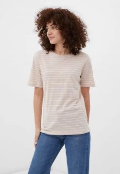 Finn Flare T-Shirt Print - Beige | Damen