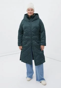 Finn Flare Damen Wintermantel - Dark Green -Finn Flare Verkaufsladen dec2cbbab1814ad3a3f390e791b8d2c7